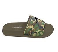KangaROOS Unisex K Kiddo Slides, Khaki/camo, 40 EU