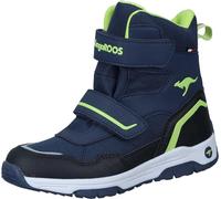 KangaROOS Unisex K-MJ Camp V RTX Wanderstiefel, dk Navy/Lime, 35 EU