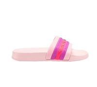KangaROOS Unisex K-Slide Stripe Flache Sandale, Frost pink/Daisy pink, 36 EU