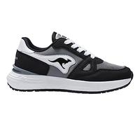 KangaROOS Unisex K-Sneak Jay Sneaker, Jet Black/Steel Grey, 36 EU
