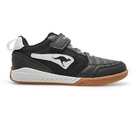 KangaROOS Unisex K5-Flow EV Sneaker, Jet Black/White, 39 EU