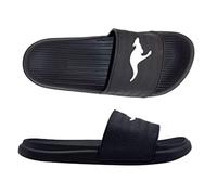 KangaROOS Unisex Kangaslide Hausschuh, Jet Black, 37 EU