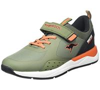 KangaROOS Unisex KD-Dips EV Sneaker, Olive/Flame, 39 EU