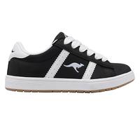 KangaROOS Unisex Kinder K-ca Miles FL Sneaker, Jet Black White, 38 EU