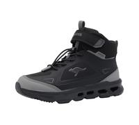 KangaROOS Kinder-Jungen-Sneaker K-CLD Krass Mid EV Schwarz-Grau 38