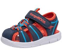 KangaROOS Unisex Kinder K-coarse Sandale, Grün Orange, 24 EU