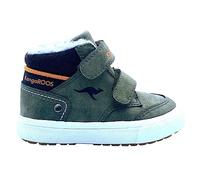 KangaROOS Jungen Unisex Kinder KAVU Primo V Sneaker, Olive Flame, 28 EU