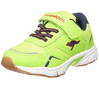 KangaROOS Unisex Kinder K-NI Lucky Ev Hallenturnschuh, Lime Dk Navy, 38 EU