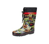 KangaROOS Unisex Kinder K-rain Gummistiefel, Jet Black Racing Car, 32 EU