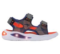 KangaROOS Unisex Kinder K-sls Ruffy Sandale, Steel Grey Flame, 27 EU