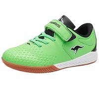 KangaROOS Unisex Kinder K5-Comb Ev Sneaker, Neon Green Jet Black, 28 EU