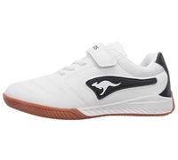 KangaROOS Unisex Kinder K5-drib Ev Sneaker, White Jet Black, 38 EU