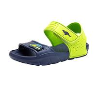 KangaROOS Unisex Kinder Kangaswim Ii Sandale, Dk Navy Lime, 27 EU