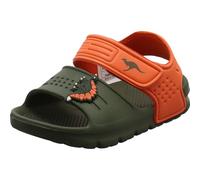 KangaROOS Unisex Kinder Kangaswim Ii Sandale, Military Green Flame, 24 EU