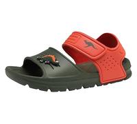 KangaROOS Unisex Kinder Kangaswim II Sandale, Military Green Flame, 30 EU