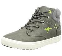 KangaROOS Unisex Kinder Kavu X Sneaker, Steel Grey Lime, 33 EU