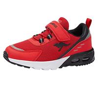 KangaROOS Unisex Kinder Kx-arg Ev Sneaker, Fiery Red Jet Black, 26 EU