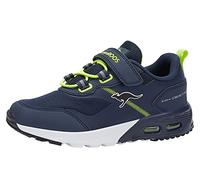 KangaROOS Unisex KX-Destro EV Sneaker, dk Navy/Lime, 39 EU