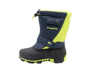 Kangaroos Winterstiefel "Kanga-Bean II" in Dunkelblau - Größe 34 | Kinder Outdoor Sport Schuhe
