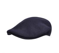 Kangol 504 Flexfit Mütze Flatcap Schirmmütze Herren - Schiebermütze Wollcap mit Schirm Herbst Frühjahr Winter Sommer Frühling-Sommer Herbst-Winter