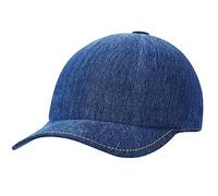 Kangol Adjustable Spacecap Sommercap Sonnencap Strandcap Baumwollcap Baseballcap Cap Damen/Herren - Metallschnalle, mit Schirm, Schirm Sommer Frühling-Sommer - One Size blau
