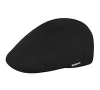 Kangol Bambus Schiebermützer 507 Damen/Herren - Bambusfaser Schiebermütze Flatcap mit Schirm Sommer Frühling-Sommer - M (56-57 cm) schwarz