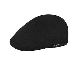 Kangol Bambus Schiebermützer 507 Damen/Herren - Bambusfaser Schiebermütze Flatcap mit Schirm Sommer Frühling-Sommer - S (54-55 cm) schwarz