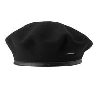 Kangol Damen Baskenmütze Wool Monty, Gr. Large (Herstellergröße: Large), Schwarz