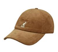 Kangol Classic Corduroy Baseballcap Basecap Cordcap Kordkappe Cap Mütze Baumwollcap Kordmütze Damen/Herren - Metallschnalle, mit Schirm Winter Frühling-Sommer Herbst-Winter - One Size braun