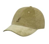 Kangol Baseballcap Cord – Metallschnalle, mit Schirm – One Size Beige