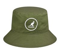 Kangol Cotton Bucket Hat Baumwollhut Hut Fischerhut Anglerhut Stoffhut Damen/Herren - Outdoorhut mit Futter Winter Frühling-Sommer Herbst-Winter - XL (60-61 cm) Oliv