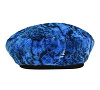 Kangol Damen Baskenmütze aus Kunstfell, Blaue Schlange, S/M