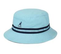 Kangol Damen Stripe Lahinch Bucket Hat Schlapphut, Hell, blau, Small