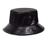 Kangol Future Bucket Stoffhut mit Ohrenklappen Fischerhut Anglerhut Baumwollhut Damen/Herren - Futter, Futter Winter Herbst-Winter - L (58-59 cm) schwarz