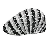 Kangol Groovy Warp 507 Flatcap Schirmmütze Schiebermütze Herren - mit Schirm Sommer Frühling-Sommer - M (56-57 cm) grau