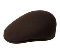 Kangol Wool 504 Original Flatcap aus Wolle, Dunkelbraun (ES220) 56-57 cm (M)