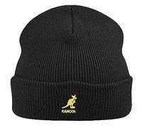 Kangol Herren Acrylic Pull-on Beanie-Mtze, Schwarz/Gold, Einheitsgröße