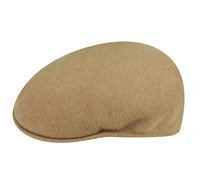 Kangol Herren Schirmmütze Wool 504 – Flatcap aus Wolle – Braun (Camel) XL