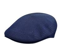 Kangol Tropic Ventair Flatcap 504 Schiebermütze Schirmmütze Herrencap Sommercap Damencap Pepe Damen/Herren - mit Schirm Frühling-Sommer - M (56-57 cm) dunkelblau