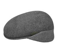 Kangol Ohrenwärmer-Schiebermütze Wool 504 Herren – 58/59 cm, Flanellgrau