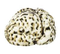 Kangol Unisex Leopard Trapper Baskenmütze, Schneeleopard, 54