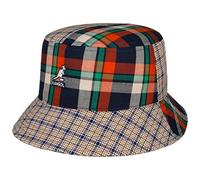Kangol Plaid Mashup Bucket Fischerhut Stoffhut Baumwollhut Anglerhut Karohut Damen/Herren - Sommer Frühling-Sommer - M (56-57 cm) orange