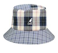Kangol Plaid Mashup Bucket Fischerhut Stoffhut Baumwollhut Anglerhut Karohut Damen/Herren - Sommer Frühling-Sommer - S (54-55 cm) hellblau
