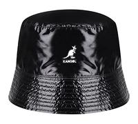 Kangol Rave Sport Bucket Wendehut Stoffhut Fischerhut Damen/Herren - mit Futter Sommer Frühling-Sommer - M (56-57 cm) schwarz