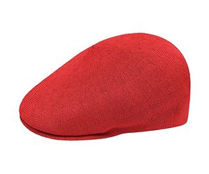 Kangol Seamless Tropic 507 Flatcap Schirmmütze Schiebermütze Damen/Herren - mit Schirm Frühling-Sommer Sommer - L (58-59 cm) rot