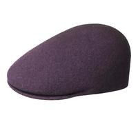 Kangol Seamless Wool Gatsby 507 Flatcap Schiebermütze Schnabelmütze Gatsbymütze Wollcap Schirmmütze Damen/Herren - mit Schirm, Schirm Winter Herbst-Winter - S (54-55 cm) Pflaume