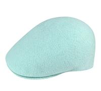 Kangol Seamless Wool Gatsby 507 Flatcap Schiebermütze Schnabelmütze Gatsbymütze Wollcap Schirmmütze Damen/Herren - mit Schirm, Schirm Winter Herbst-Winter - L (58-59 cm) Mint