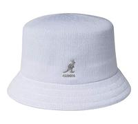 Kangol Tropic Bin Hut Stoffhut Fischerhut Anglerhut Bucket Hat Clubhut Musikerhut Damen/Herren - Sommer Frühling-Sommer - S (54-55 cm) weiß