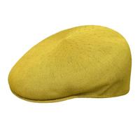 Kangol Tropic Flatcap 504 Schirmmütze Schiebermütze Herrencap Sommercap Damen/Herren - mit Schirm Frühling-Sommer Herbst-Winter Frühjahr Sommer Herbst Winter - L (58-59 cm) senf