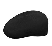 Kangol Tropic Flatcap 504 Schirmmütze Schiebermütze Herrencap Sommercap Damen/Herren - mit Schirm Frühling-Sommer Herbst-Winter Frühjahr Sommer Herbst Winter - M (56-57 cm) schwarz